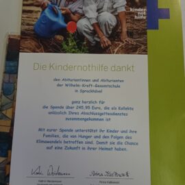 Abschlussgottesdienst mit Kollekte für die Kindernothilfe